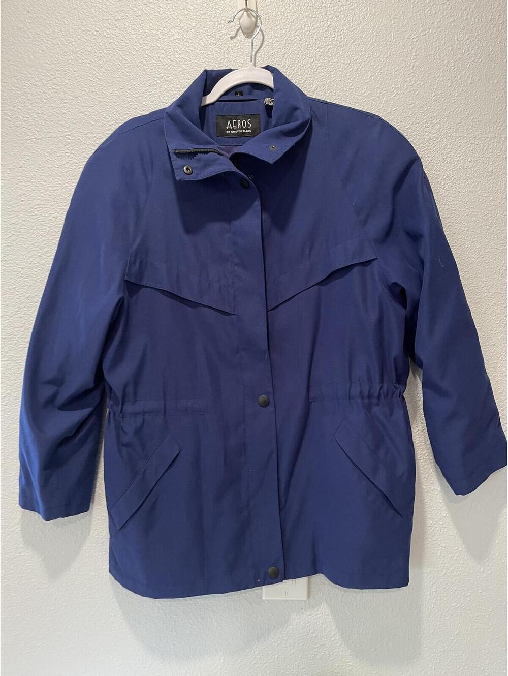 Aeros by Kristen Blake Navy Blue Petite Jacket